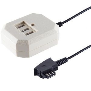 TAE F-Stecker/TAE Buchse NFN + Western-Buchse 6m 71010-6