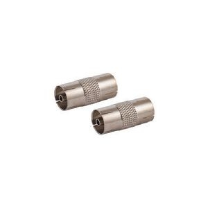 Koaxial-Übergangsstück Kupplung/ Kupplung Metall 82030-M