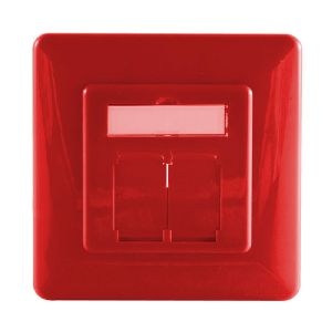 Abdeckrahmen incl. Zentralstück, rot 74281-R