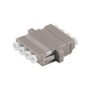 LWL-Verbinder, LC-LC, Quad, beige 07-60044