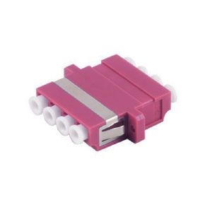 LWL-Verbinder, LC-LC, Quad, violett 07-60043