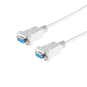 Null-Modem-Kabel 2x9-pol. Sub-D-Buchse 1,8m 78069-2