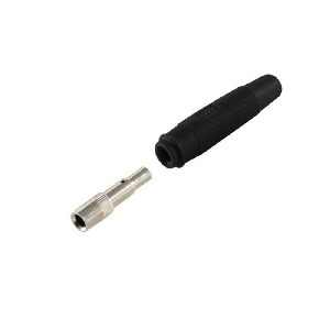 Bananenkupplung, lötbar, schwarz 56215-S