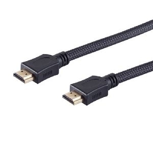 HDMI Kabel, 4K, verg., Nylon, schwarz, 3m 77473-LDN