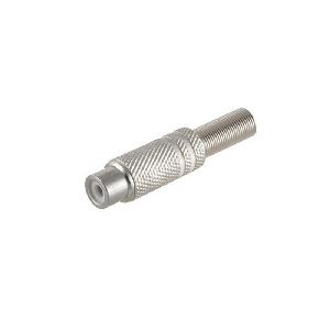 Cinchkupplung Metall 6mm, weiß 52001-W
