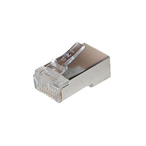Modular Stecker 8polig geschirmt vergoldet 72052-