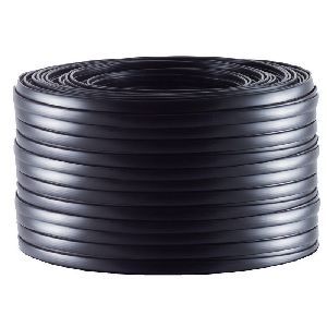 Telefonkabel 4-adrig flach schwarz 25m 76106-25