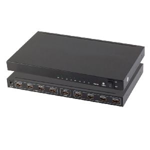 HDMI Verteiler 1x8, Metall, 4K30Hz, schwarz 05-03008