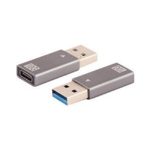 USB-A Adapter, USB-C Buchse, 3.1, 10Gbps, Metall 14-05033