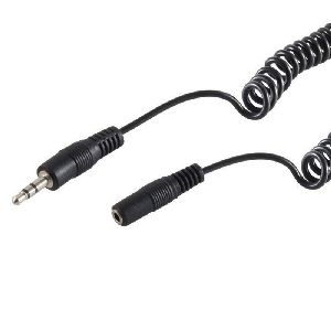 Klinkenst. 3,5mm - Klinkenbuch 3,5mm, Spiral, 2,5m 30815-2.5