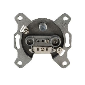 Antennendose, BK+SAT, Stich., Rück., DC 3-Fach 1dB 15-95001