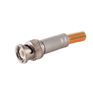 BNC Stecker, löt u. schraubbar, Metall, 75 Ohm 98801-1
