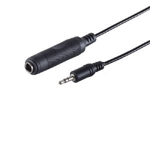 Klinkenst. 3,5mm Stereo - Klinkenbuchse 6,3mm 0,2m 30701