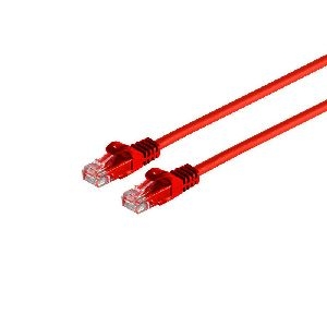 RJ45 Patchkabel CAT 7 Rohkabel UTP rot 2m 08-35034