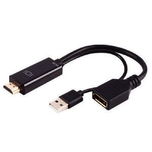 HDMI-A Adapter, DisplayPort Buchse, 4K60Hz, 20cm 10-01012