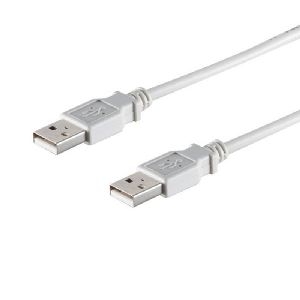 USB-A Verbindungskabel, 2.0, grau, 0,5m 77000
