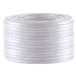 Telefonkabel 6-adrig flach weiß 100m 76117-
