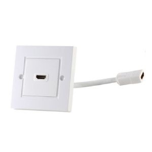 HDMI Wanddose 1-fach mit Kabel, 4K 79510-1
