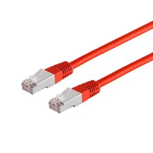 Patchkabel Cat. 5E, SF/UTP, rot, 0,25m 75211-0.25R