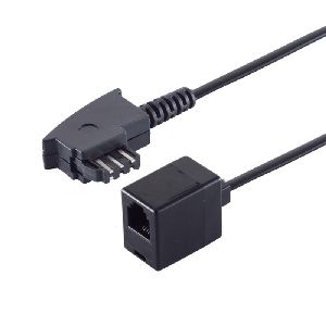 TAE F-Stecker / Western-Buchse 6/4 0,2m 71020