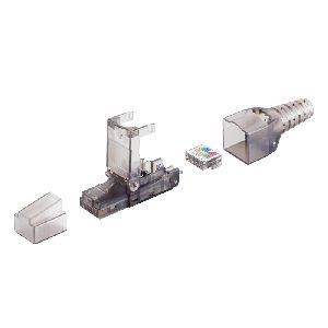RJ-45 Stecker, werkzeuglos, UTP, Cat. 6A 08-51002