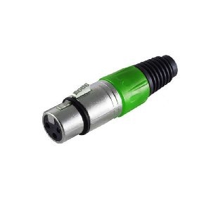 Cannon/XLR-Kupplung, grün 55022-G