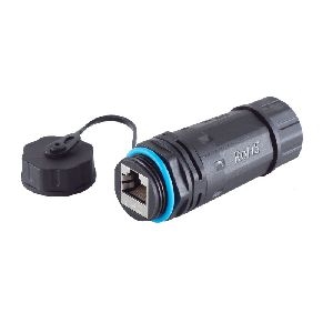 RJ45 Verbinder, CAT 6, IP68, short, Outdoor 08-01048