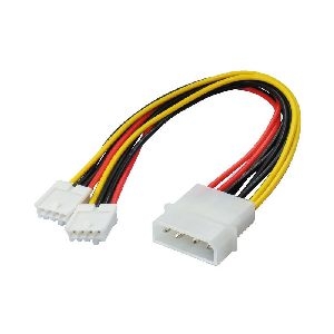 Stromkabel intern St. 5,25"/2xBuchse 3,5" 0,2m 78234-HQ