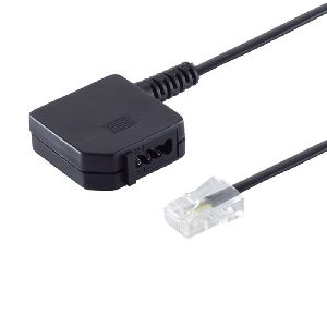 Western-Stecker 8/4 / TAE F-Buchse 0,2m 71041-