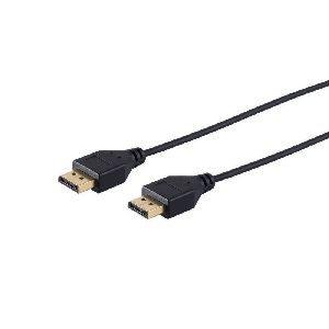 DisplayPort 1.2 Verbindungskabel, 4K, slim, 1m 10-49025