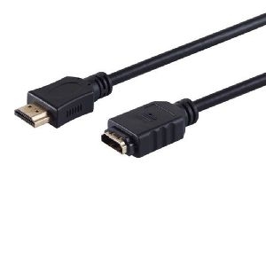 HDMI-A Verlängerungskabel, 4K, schwarz, 0,25m 77479-0.25
