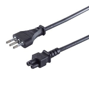 Italien Stecker - 3pol Buchse C5, schwarz, 1,8m IT60001