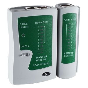Kabeltester, Netzwerk, RJ-11/RJ-12 und RJ-45 75617