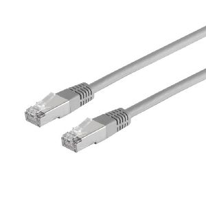 Patchkabel Cat. 5E, SF/UTP, grau, 0,25m 75211-0.25