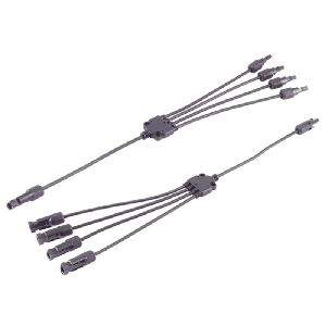 PV4 T-Adapterkabel Set, 4/1, 4mm², SW/SW, 30cm 02-21034