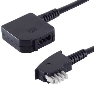 TAE N-Stecker / TAE N-Kupplung 6-adrig 15m 70225-6/6