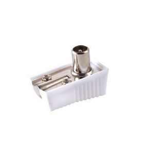 Koaxial-Winkelstecker, Schraubanschluß 82020