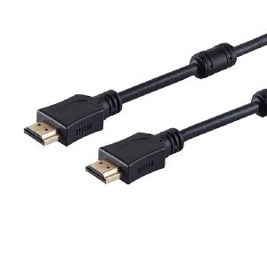 HDMI Kabel, 4K, verg., Ferrit, schwarz 3m 77473-FERRIT
