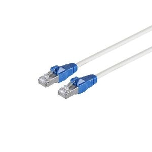 Patchkabel Cat. 6A EasyPull, LSZH, weiß, 0,25m 08-27006