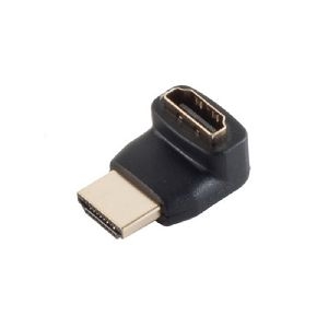 Adapter HDMI-St./HDMI-Buchse Abgang oben verg. 77407-1