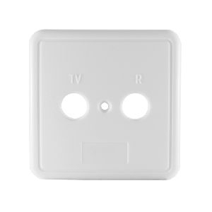 Abdeckung-Rahmendeckel für 2-fach Dose, weiß 83911W