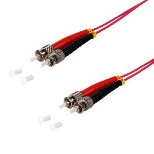 Duplex Patchkabel ST/ST 50/125µ, OM4 violett, 1,0m 77901/4