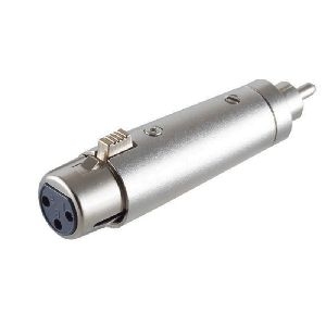 Cannon/XLR-Kupplung – Cinchstecker 55061