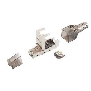 RJ-45 Stecker, werkzeuglos, STP, Cat. 6A 08-51001