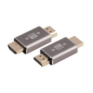 HDMI-A Adapter, HDMI-A Stecker, 8K, Metall 10-01055