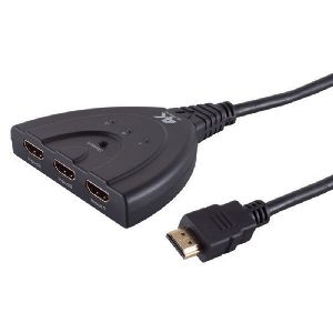 HDMI Umschalter 3x1, ABS, 4K60Hz, Eco, schwarz 05-02007