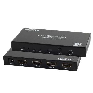HDMI Umschalter 3x1, Metall, 4K60Hz, schwarz 05-20001