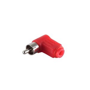 Cinchstecker, Winkel, rot 51410-R