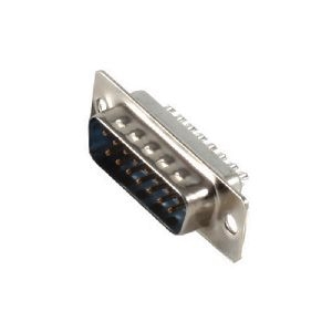 Lötstecker, D-Sub, 15-pol, vergoldet 79115-1