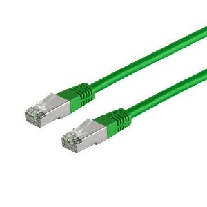 Patchkabel cat 6 S/FTP PIMF Halogenfrei grün 1m 75711-HG